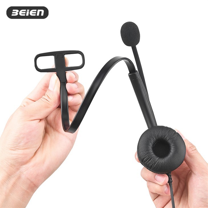 Mono Type-C Headset With Mic For Call Center