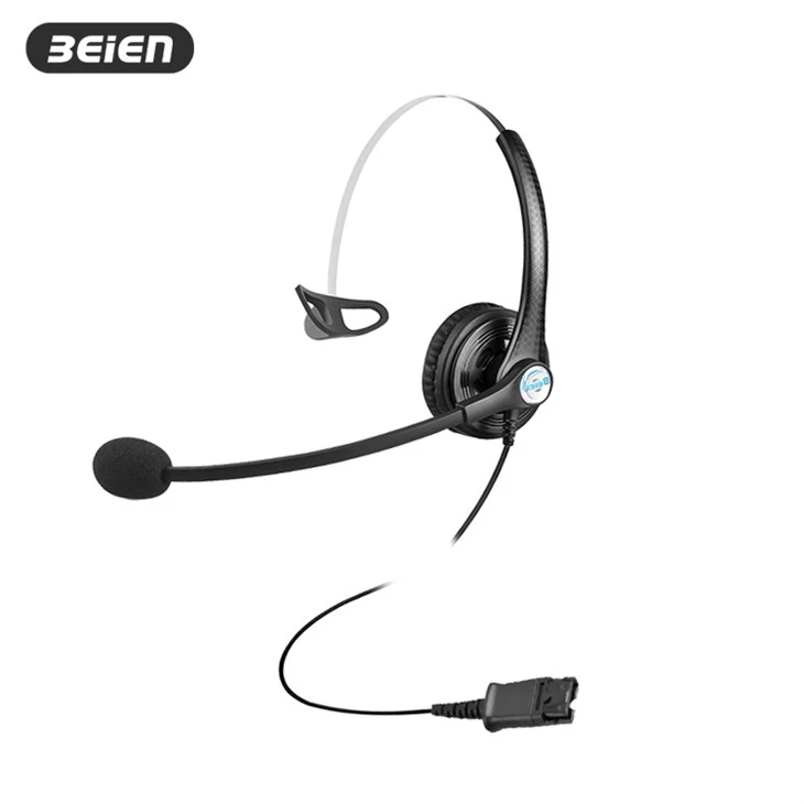 Single Ear QD Headset With Microphone